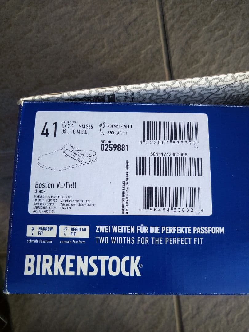 ビルケンシュトック　ボストン　41