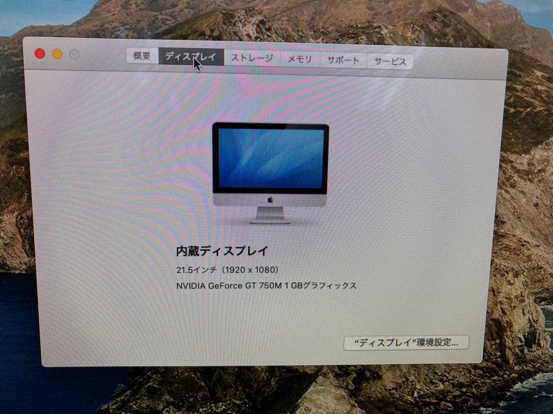 iMac 21.5インチ late2013 純正キーボード・マウス付き