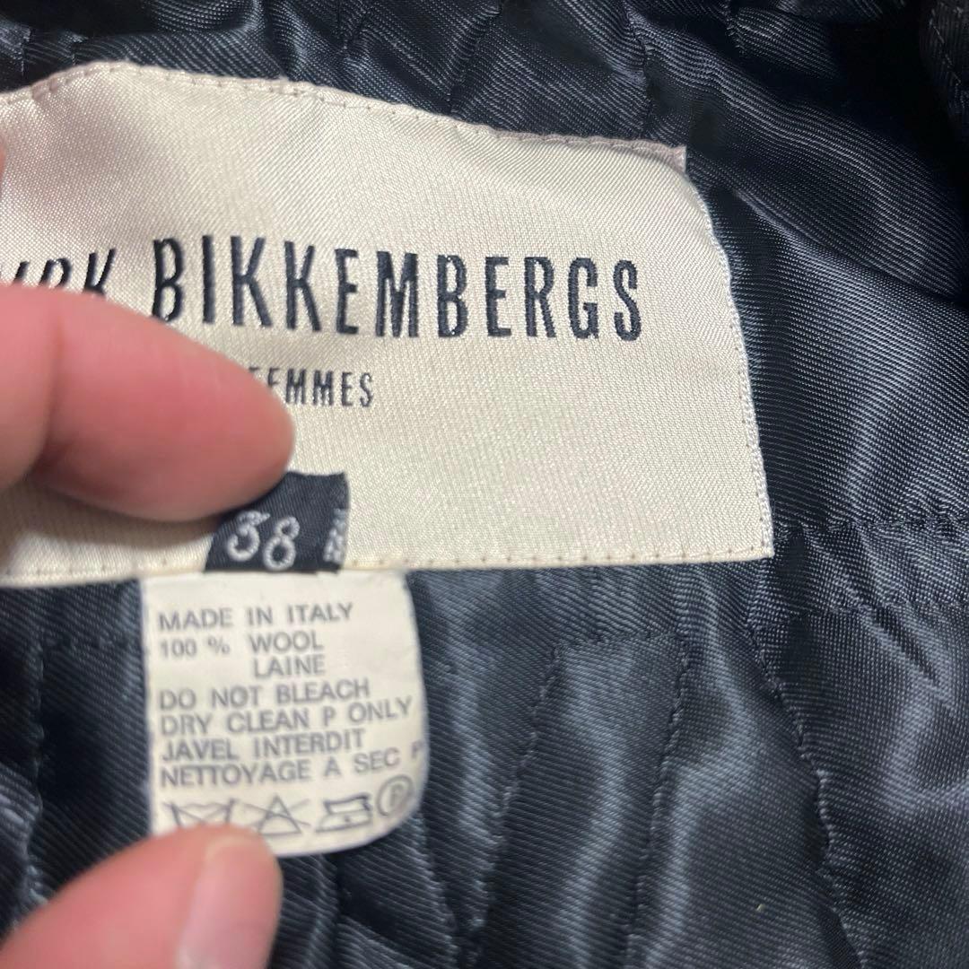 イタリア製【美品】ダークビッケンバーグ ウールピーコート38FEMME