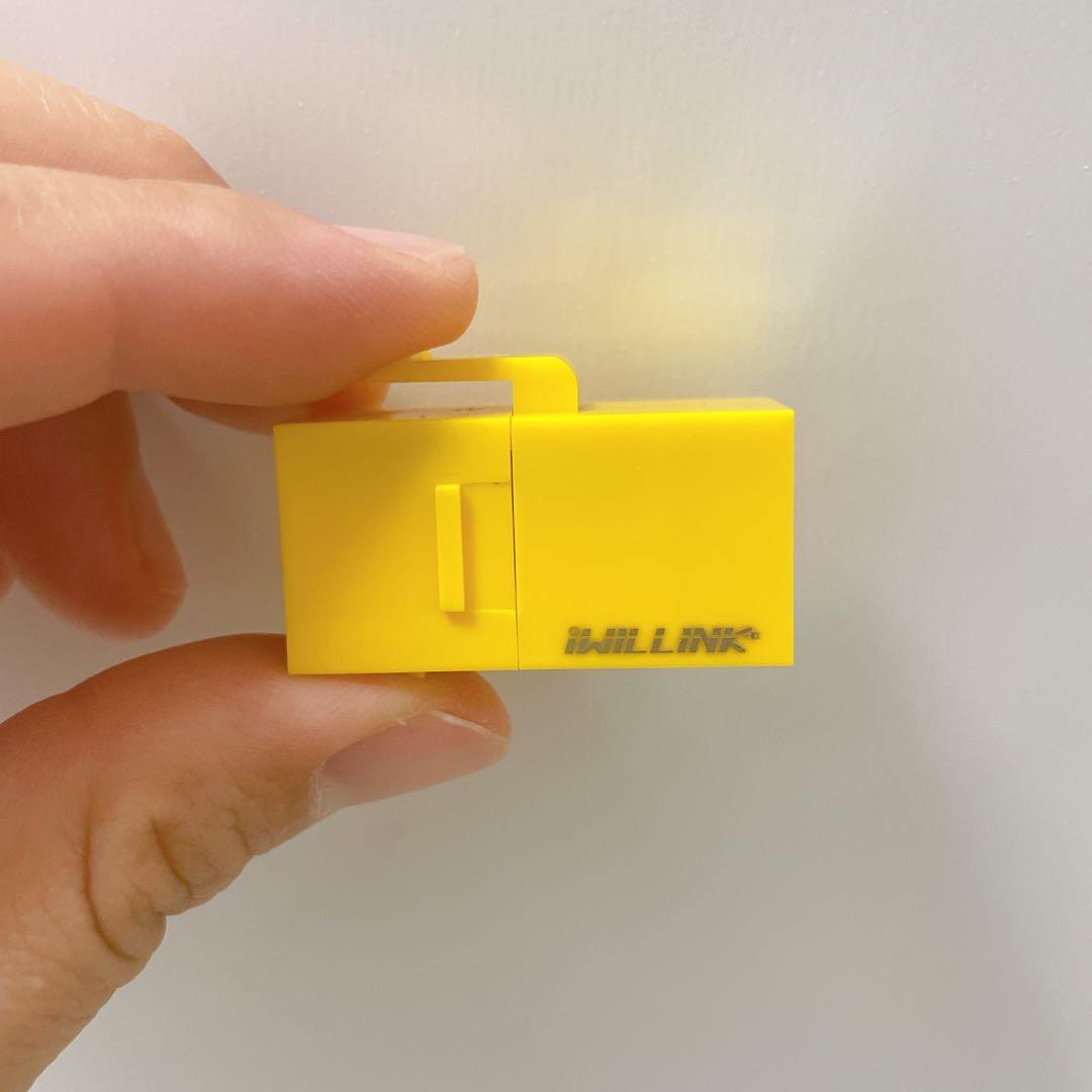 25個セット LAN ケーブル用 中継 コネクタ メスからメス イエロー