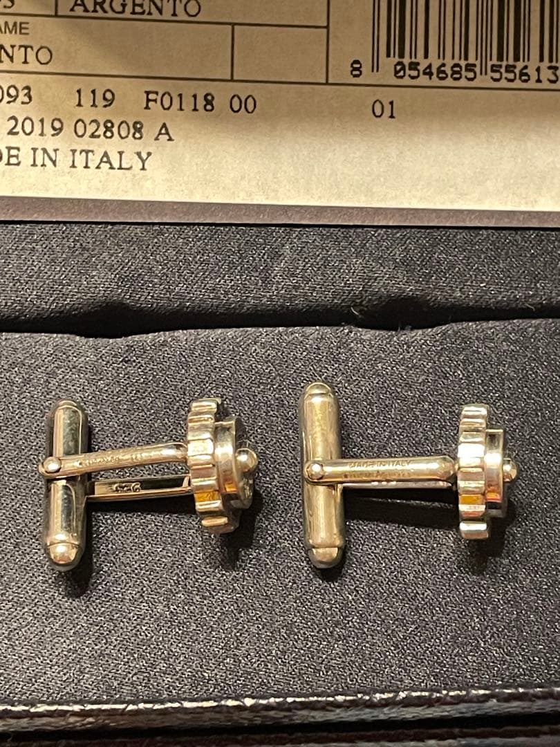 ★【希少】PRADA プラダ　カフリンクス　silver925 シルバー★