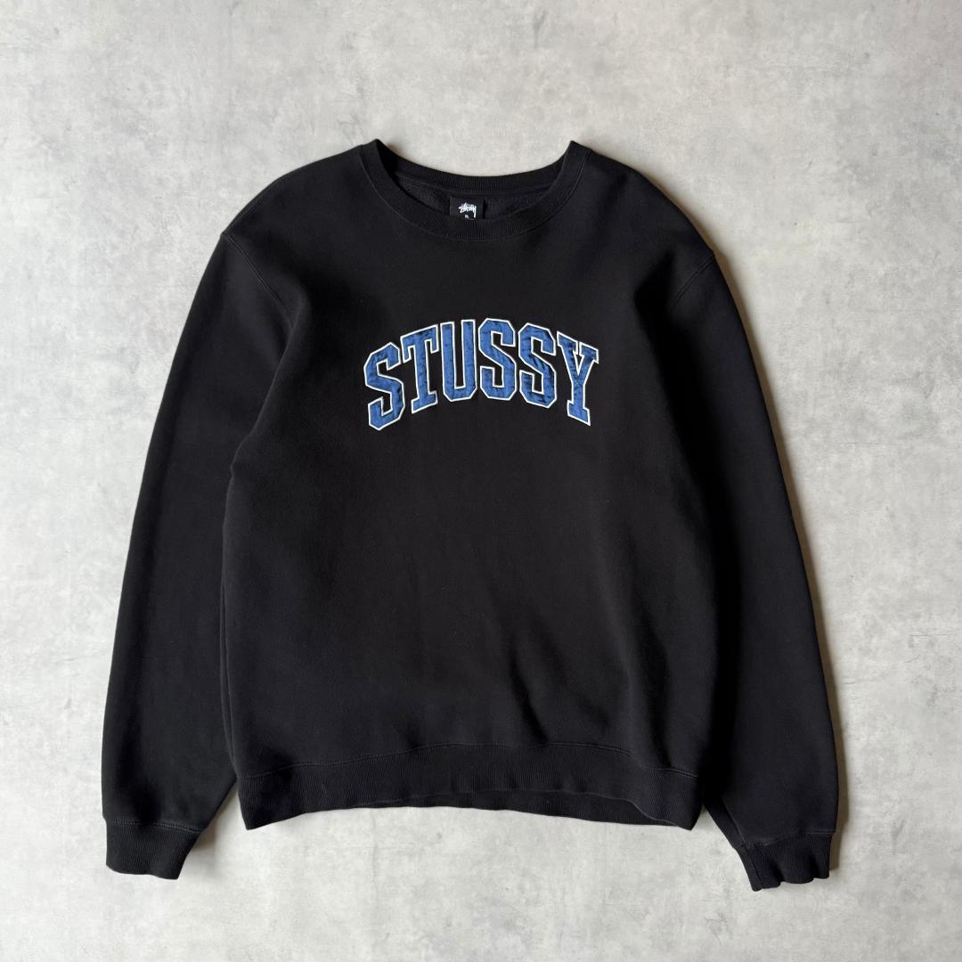 STUSSY スウェット ブラック 黒 XLサイズ ステューシー トレーナー