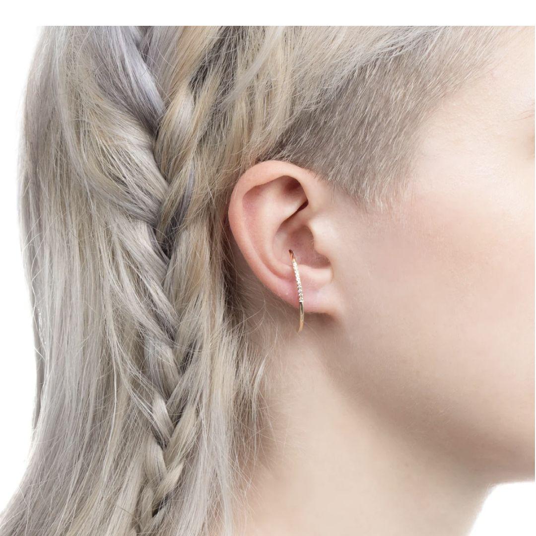 【お値下げ】ヒロタカ BOW ダイヤモンド ピアス 片耳用