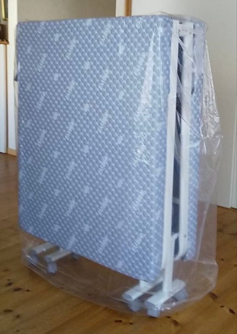 新品　送料込！折りたたみベット　エムール　セミシングル　ハイタイプ 組立不要