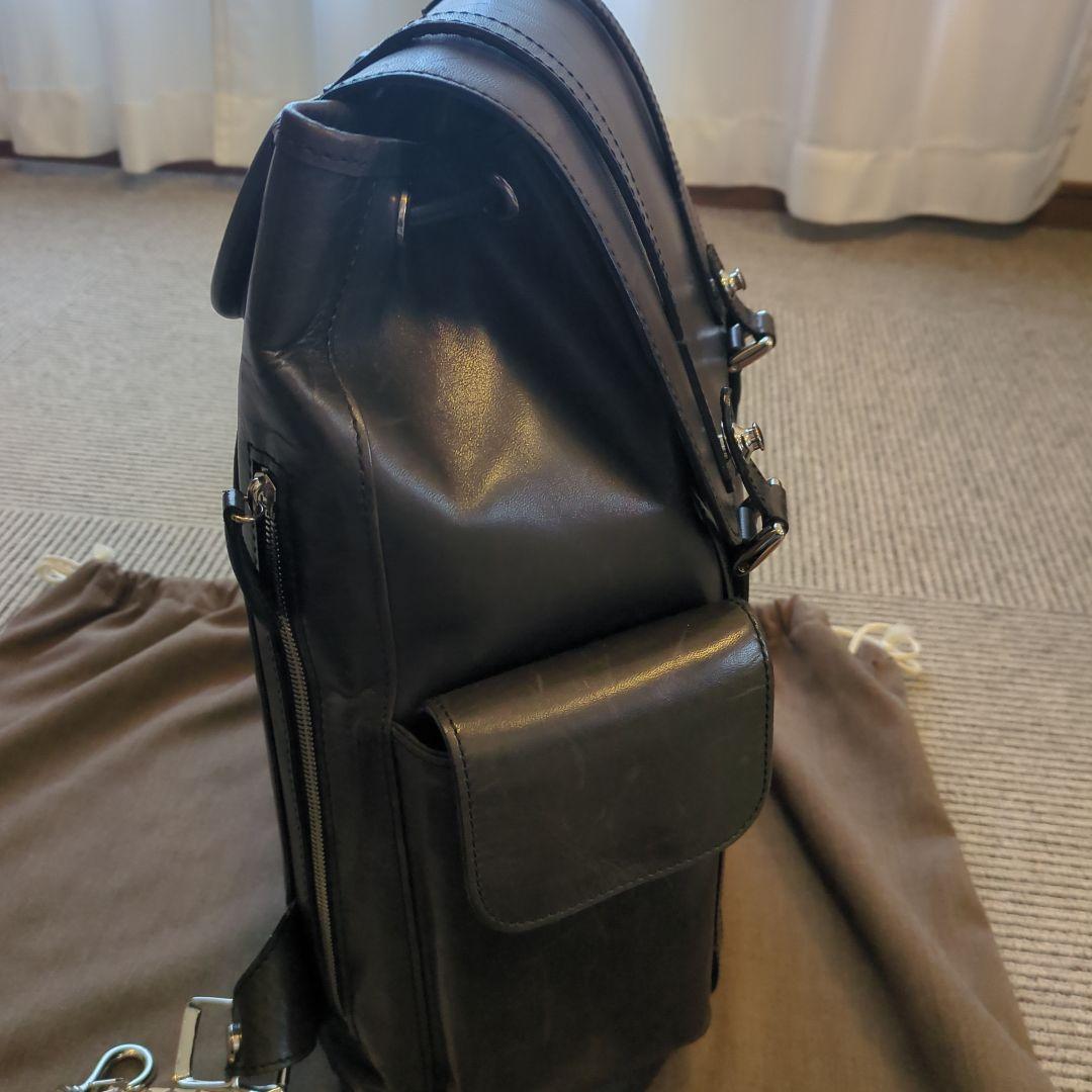 ウォー厶スクラフツ 希少な馬革のフルレザーバックパック限定カラーのダークグレー