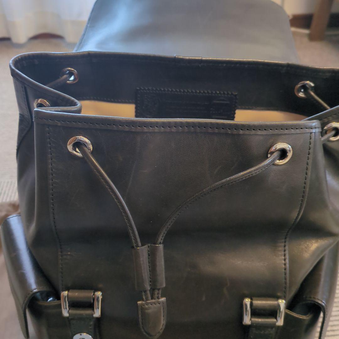 ウォー厶スクラフツ 希少な馬革のフルレザーバックパック限定カラーのダークグレー