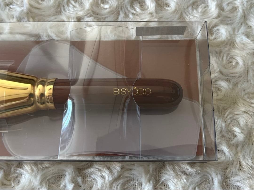 ウエダ美粧堂　パーフェクトフィットブラシ　パウダーブラシ（扇型）B-F-05