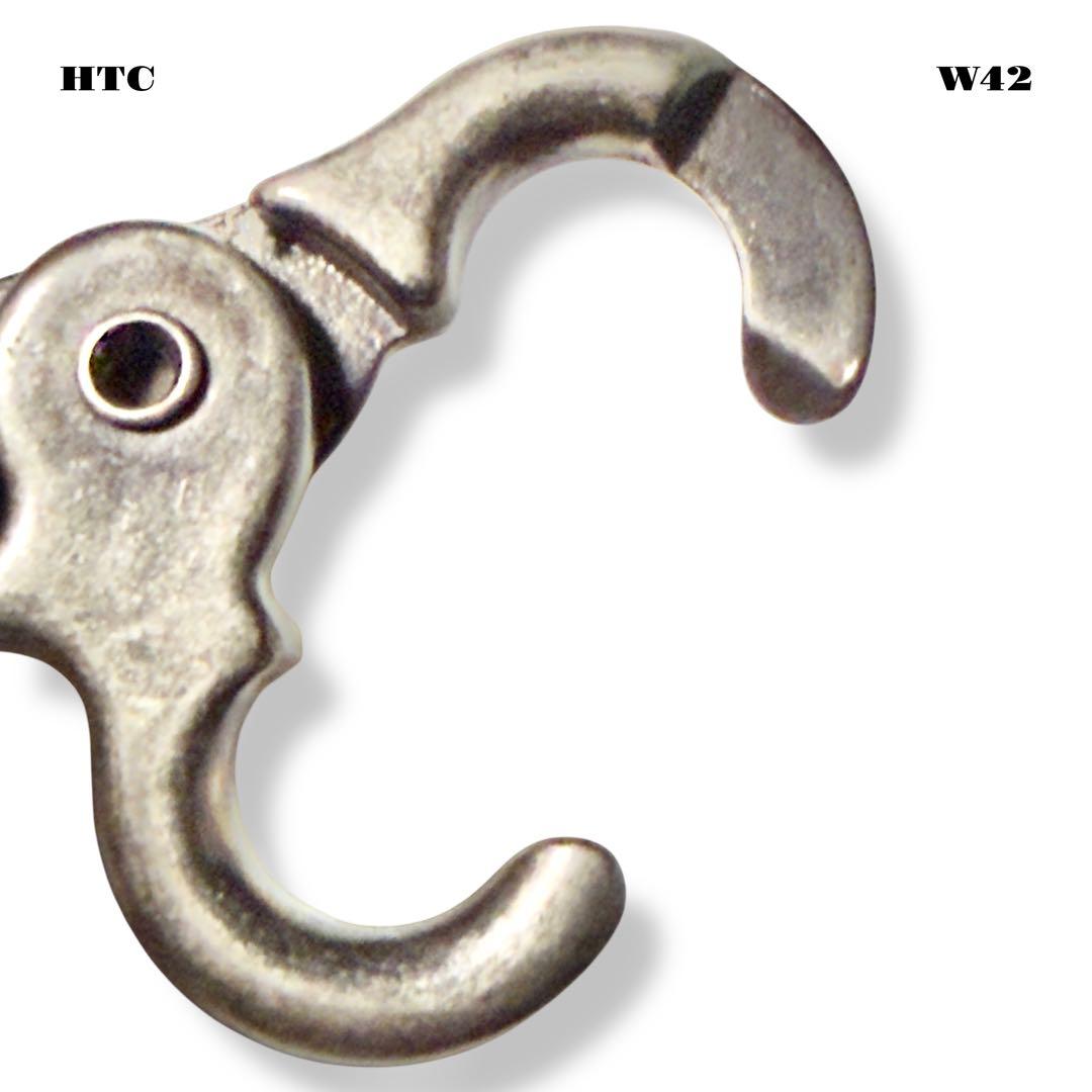 ★限定出品★ HTC ウォレット チェーン レザー コード ブラック 黒 喜平