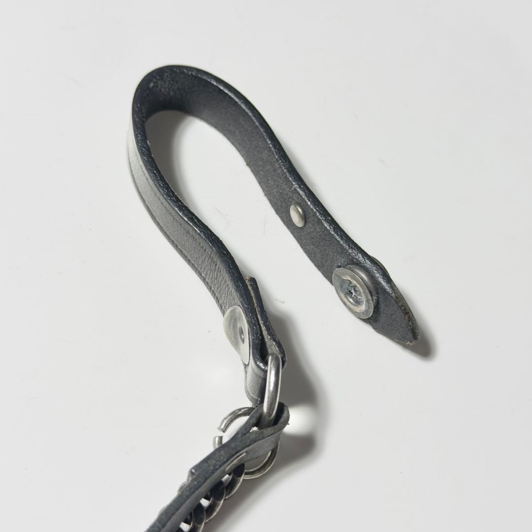 ★限定出品★ HTC ウォレット チェーン レザー コード ブラック 黒 喜平