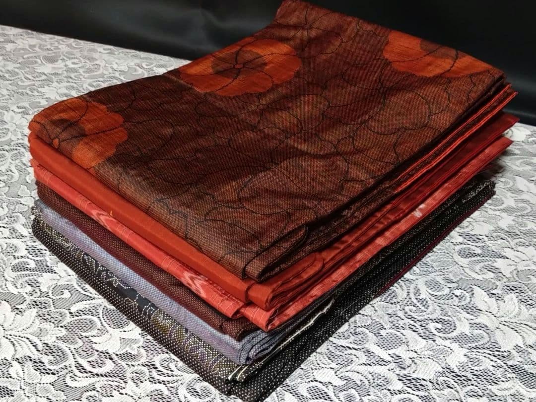B210【美品】本場大島紬お着物7枚まとめ売り★着用/食事会/お出掛け/リメイク