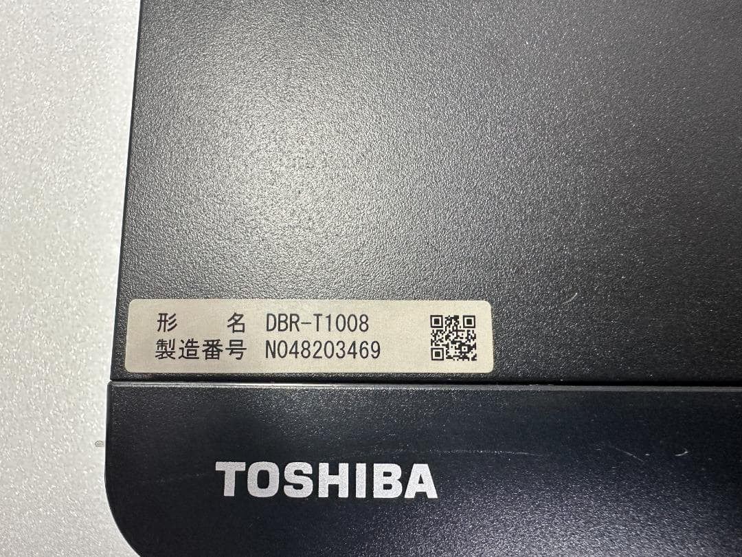 東芝ブルーレイレコーダー DBR-T1008 1 TB→4TB HDDに交換済み