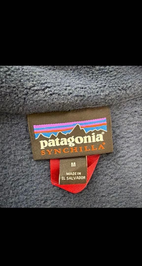 パタゴニア　シンチラ ベスト M ネイビー　レトロX スナップ