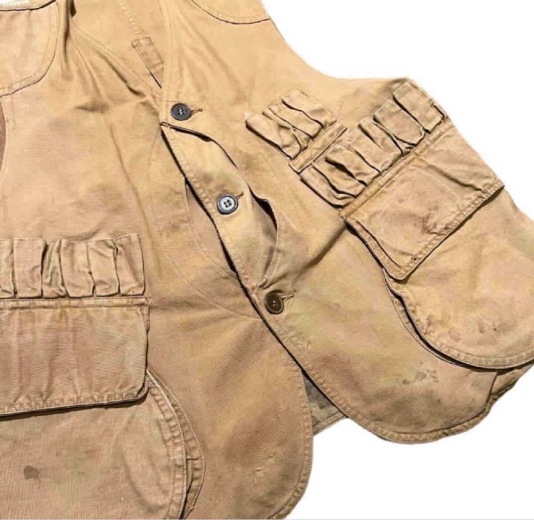 1940's 50s FIELD MASTER ハーフムーン ハンティングベスト