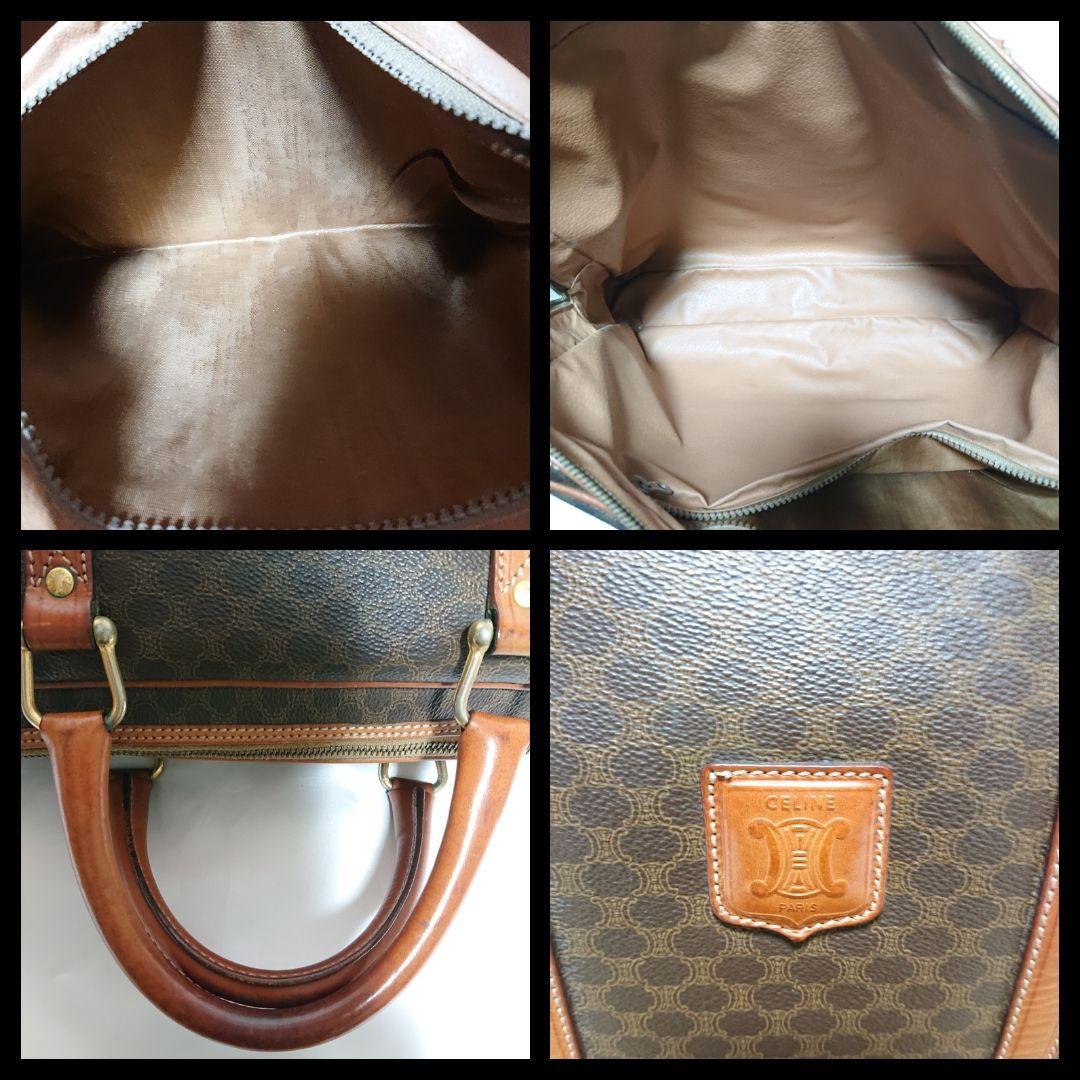 美品 CELINE マカダム柄 ビジネスバッグ