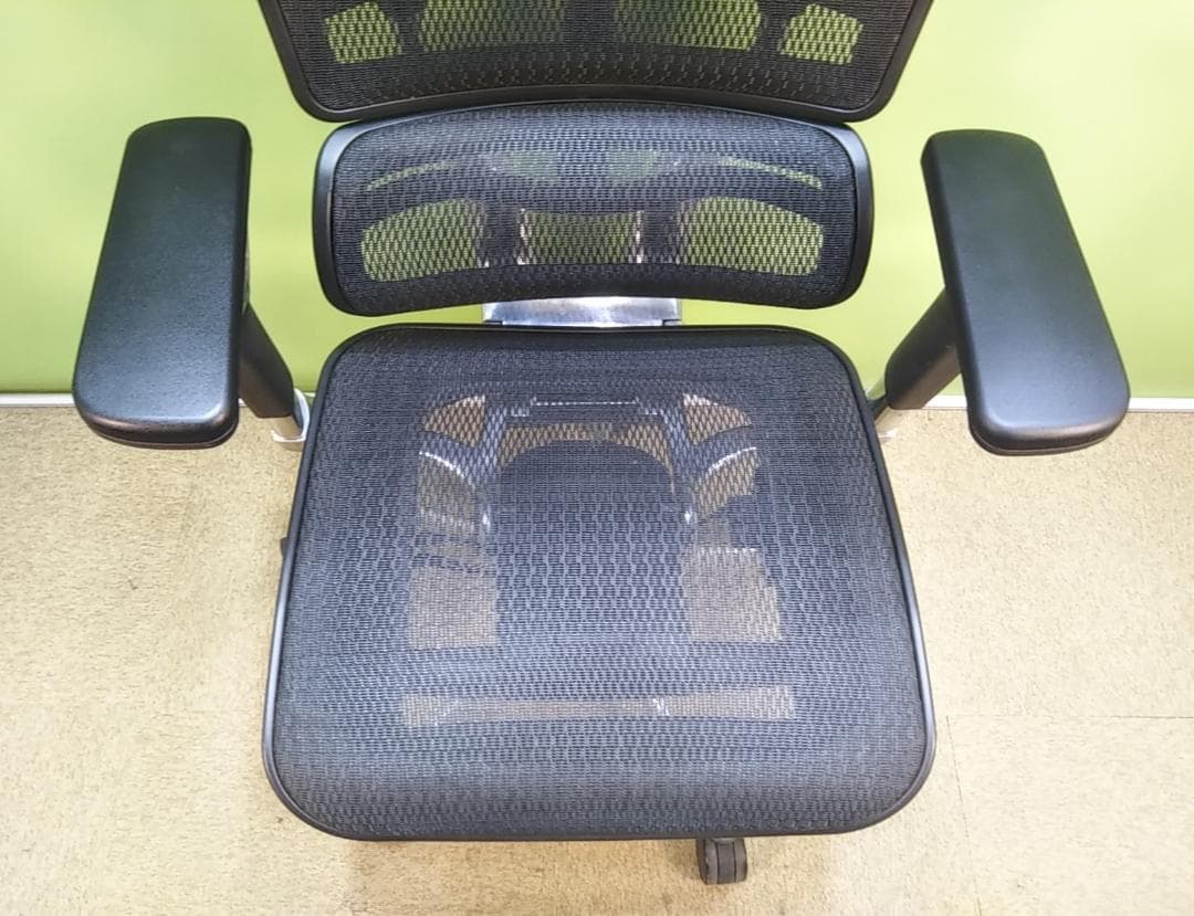 bh　エルゴヒューマン　プロ　ハイバック　アームパッド新品　ヘッドレスト後付け