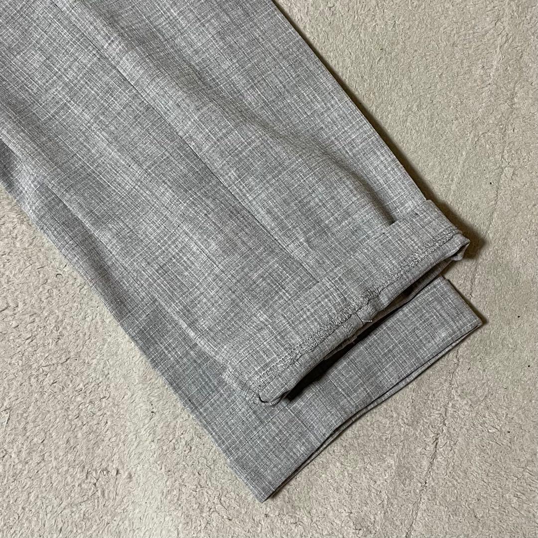  エイチ＆エム 手縫い スタイリッシュスーツ ライトグレー 46/M 美品