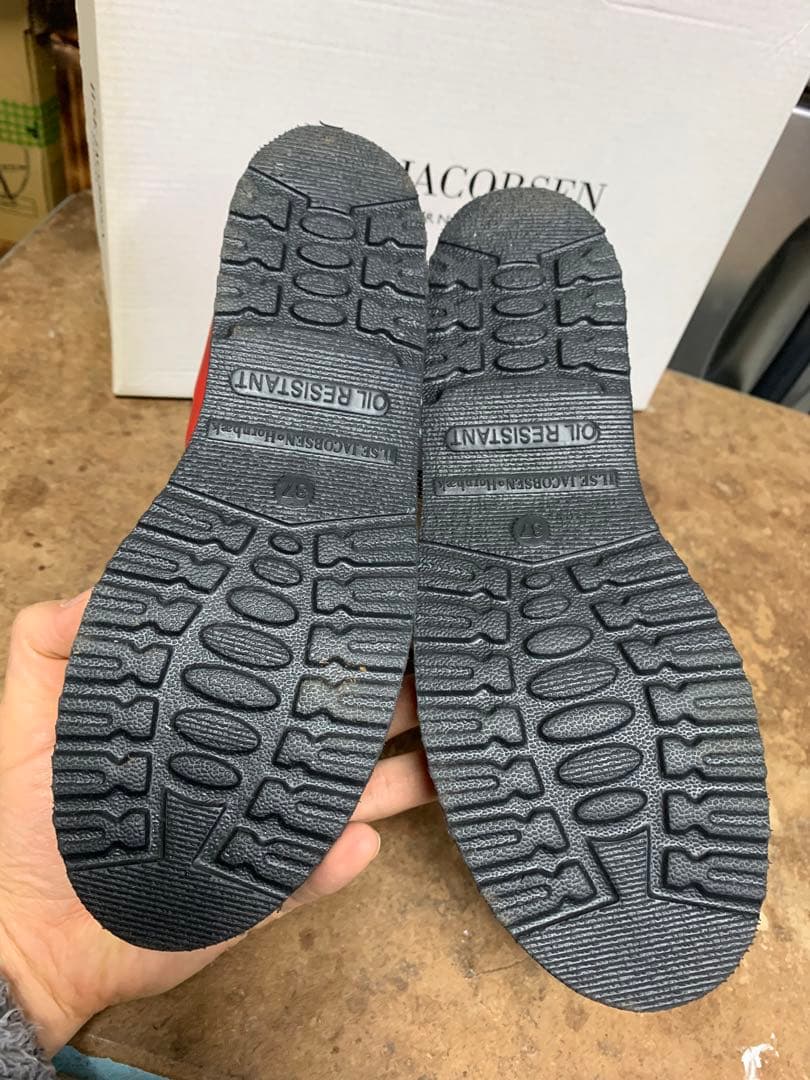 未使用 イルセヤコブセン デンマーク レインブーツ モコモコ レインシューズ