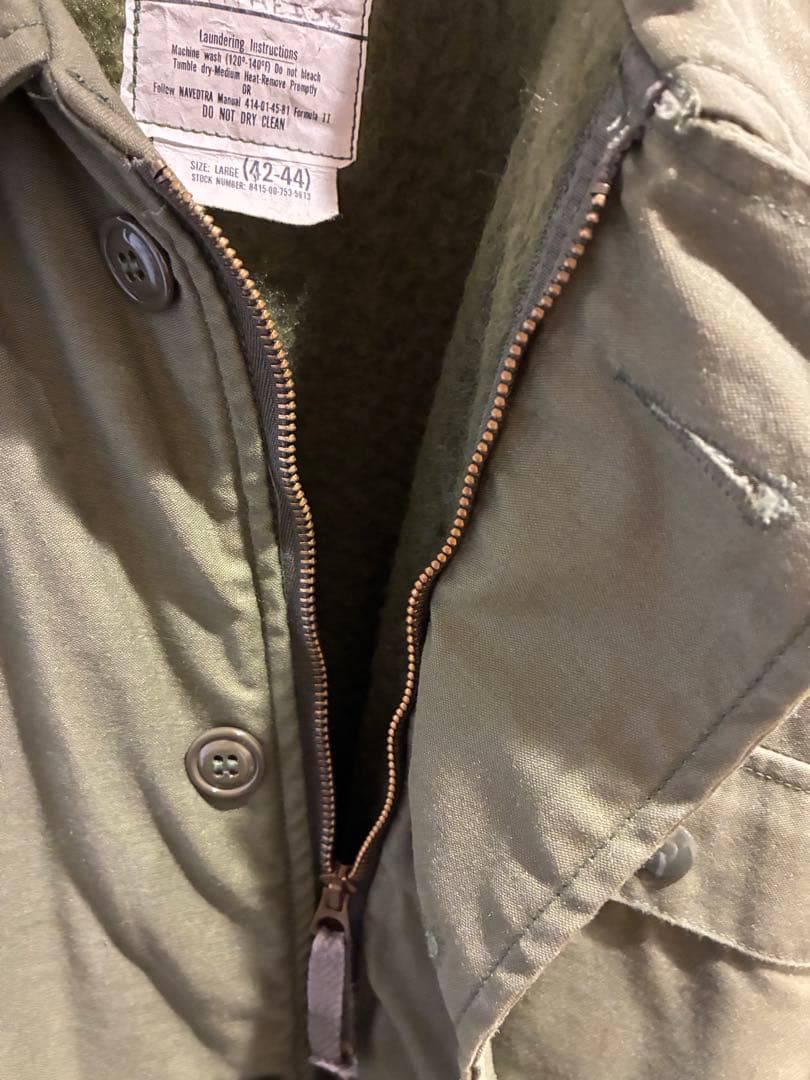 米軍　A-2デッキジャケット