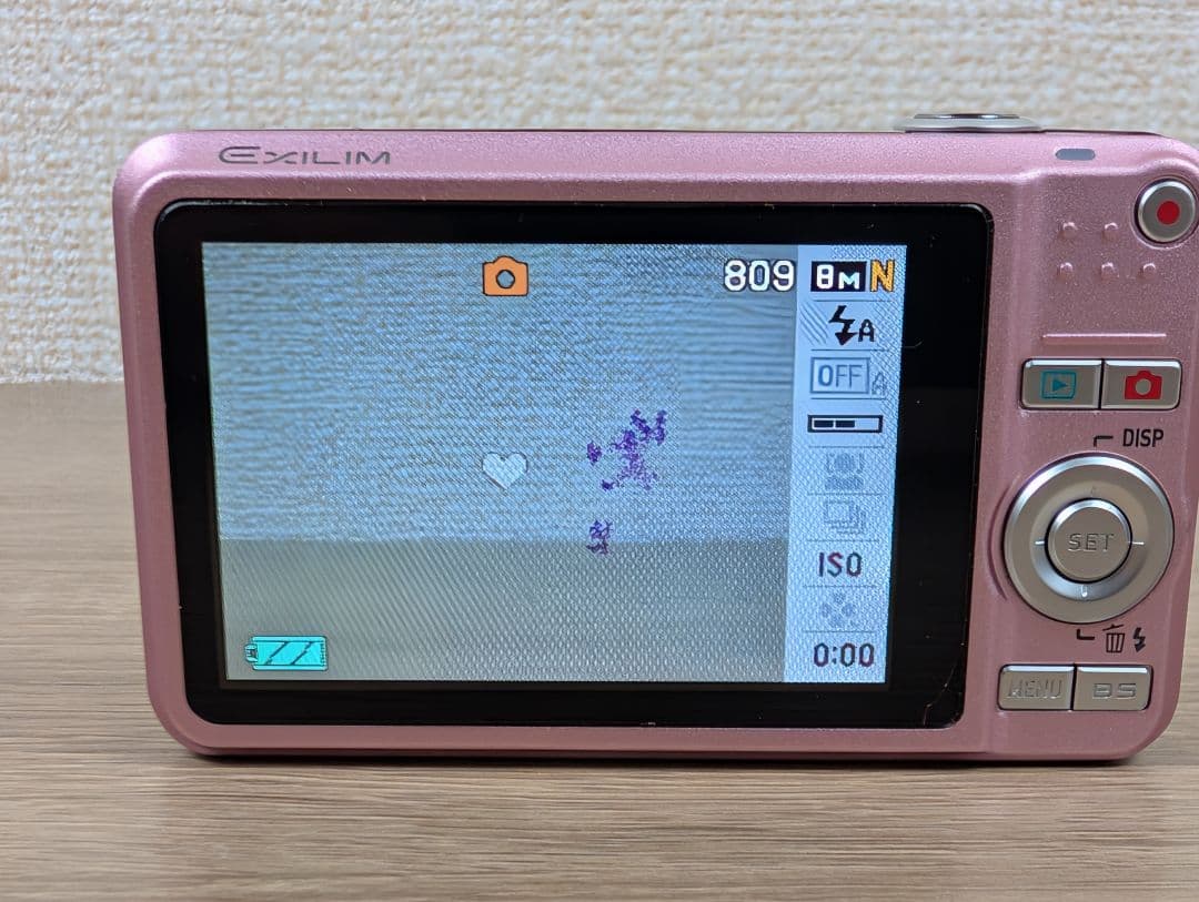 【動作良好】CASIO EXILIM EX-Z80 ピンク コンデジ デジカメ