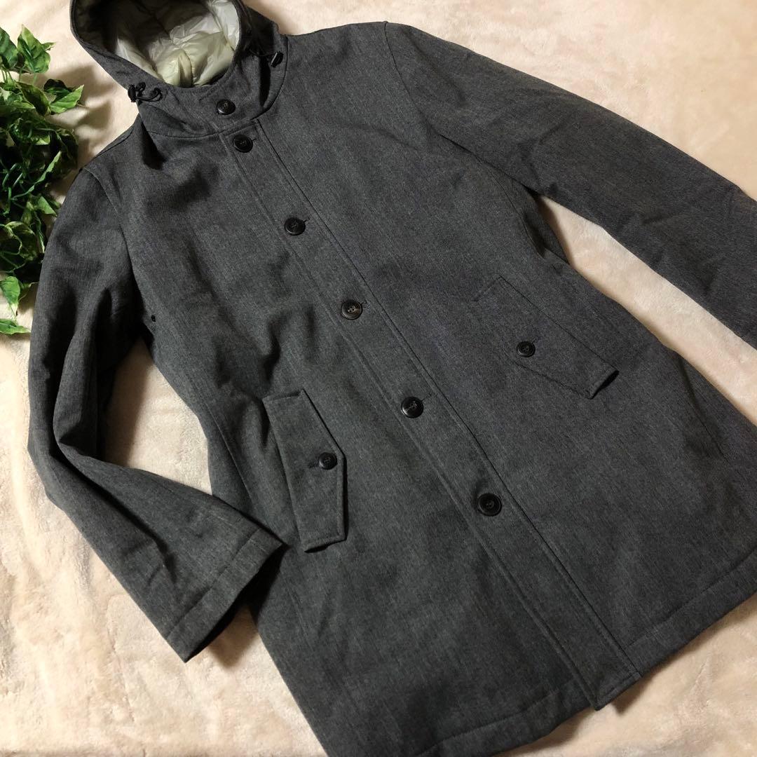 ★⁇★美品　アルマーニコレッツォーニ　ロングコート　フード付き　中綿