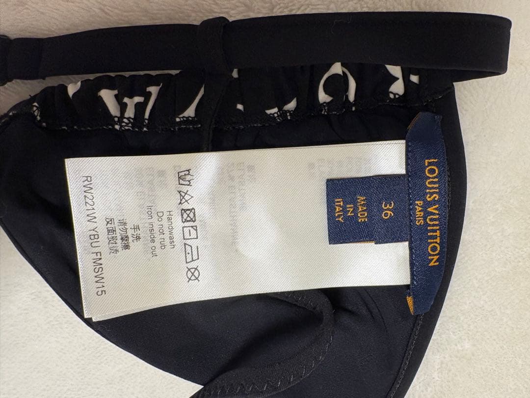 ルイ・ヴィトン ブラック セパレートビキニ 36