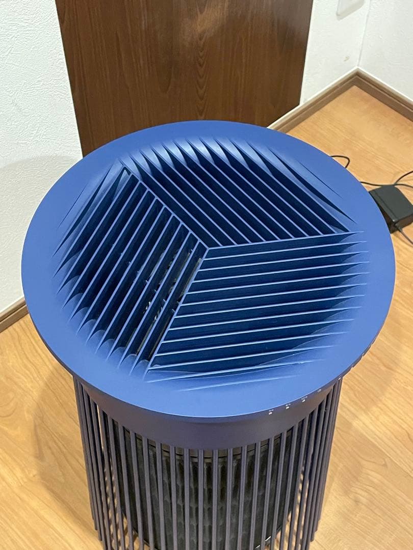美品 ±0プラスマイナスゼロ 空気清浄機 ネイビー ブルー XQH-C030