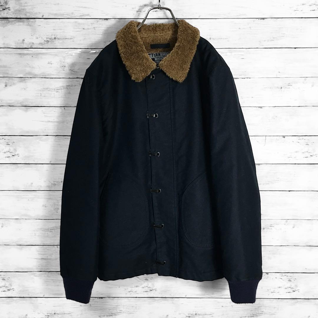 チャレンジャー N-1 デッキジャケット ネイビー Lサイズ