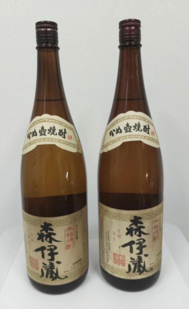 森伊蔵　1800ml　2本セット　ラベル汚れ、瓶にキズ