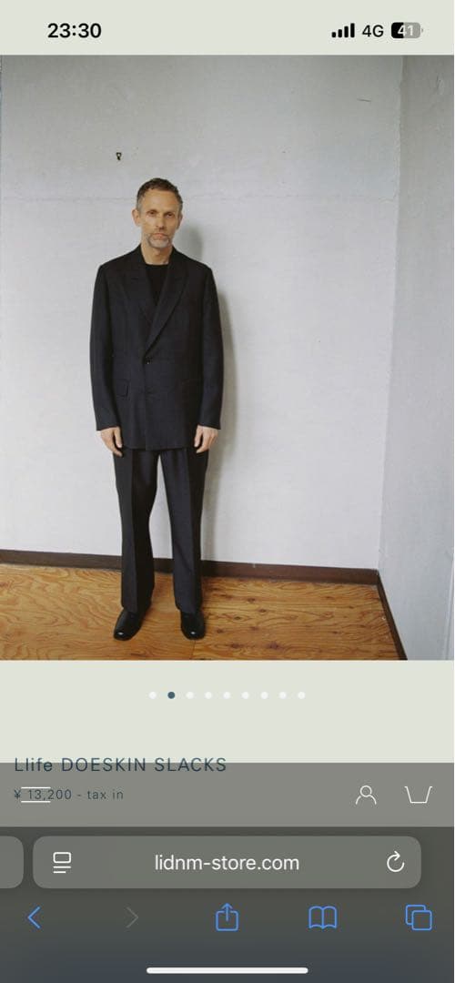 スーツ Llife DOESKIN TAILORED JACKET PANTS