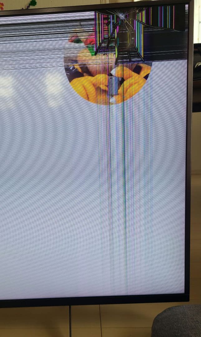 【ジャンク品】SONY　2020年製　4K液晶テレビ50型　※液晶割れあり！