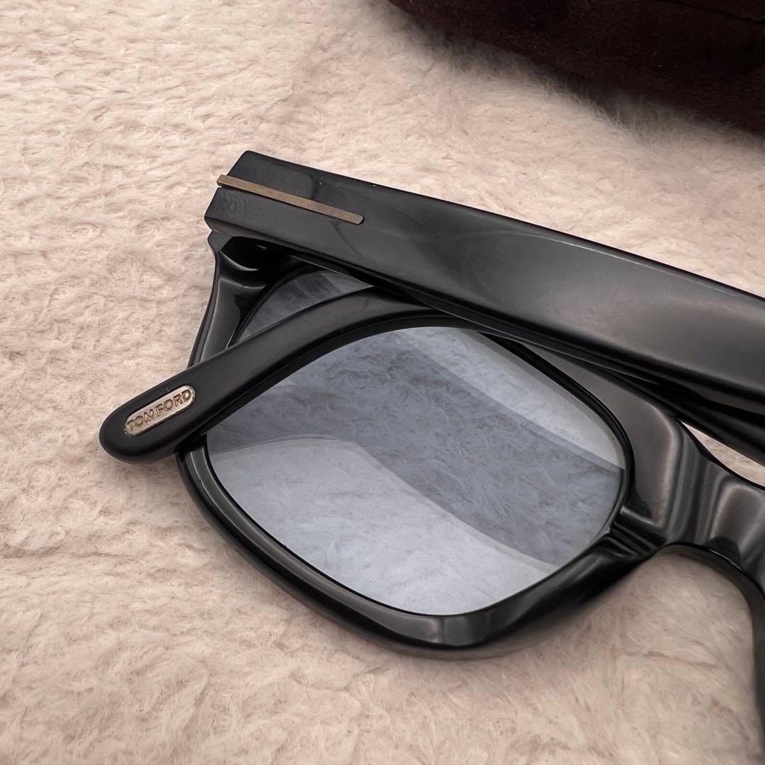 人気✨TOM FORD TF237 F✨ブラック クリアブルー サングラス