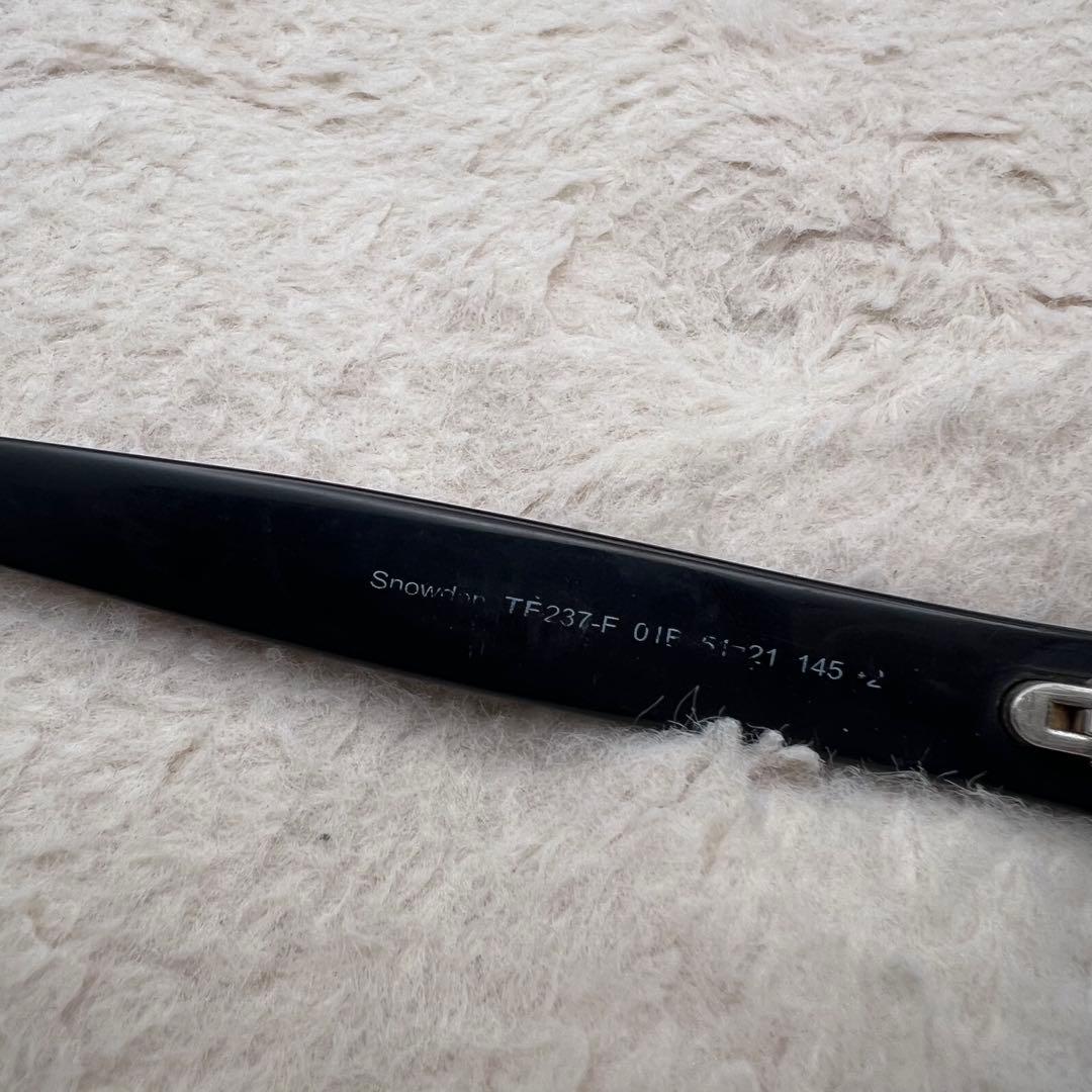 人気✨TOM FORD TF237 F✨ブラック クリアブルー サングラス