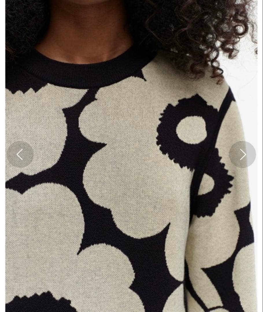 ワンピース marimekko Ennalaan Knitted Dress