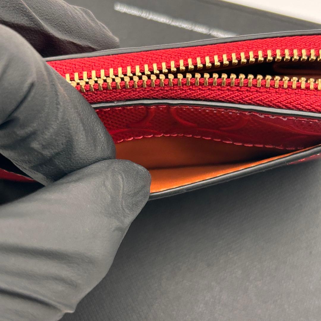 ✨極美品✨ COACH コーチ ケース カードケース ラウンドファスナー