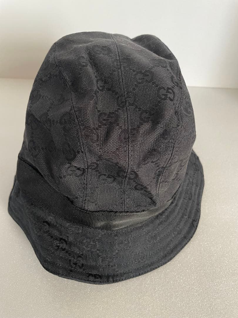 ともちゃん GUCCI グッチ バケット ハット Lサイズ ブラック