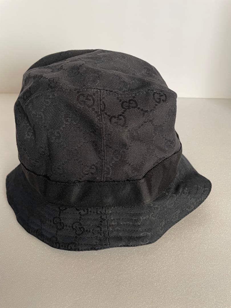 ともちゃん GUCCI グッチ バケット ハット Lサイズ ブラック