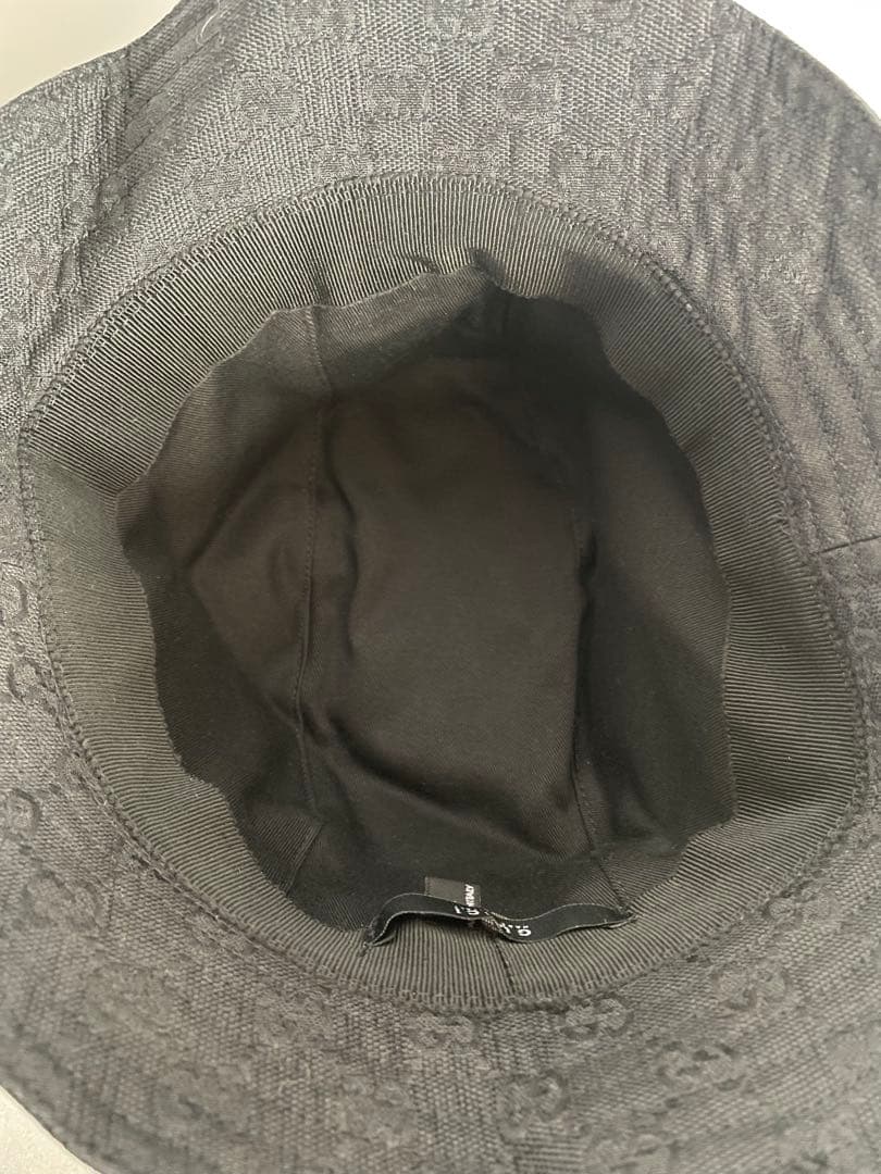 ともちゃん GUCCI グッチ バケット ハット Lサイズ ブラック