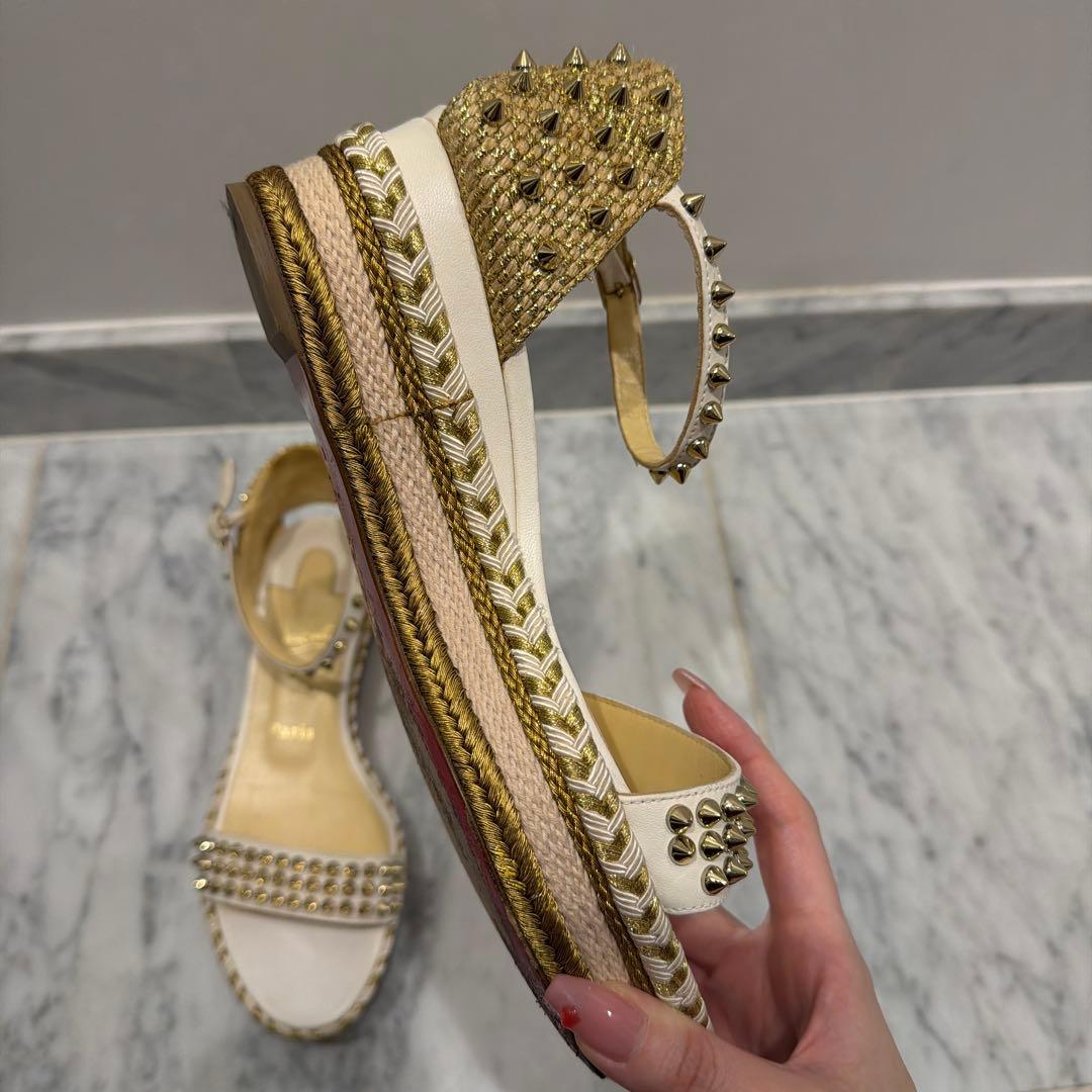 クリスチャンルブタン サンダル 38