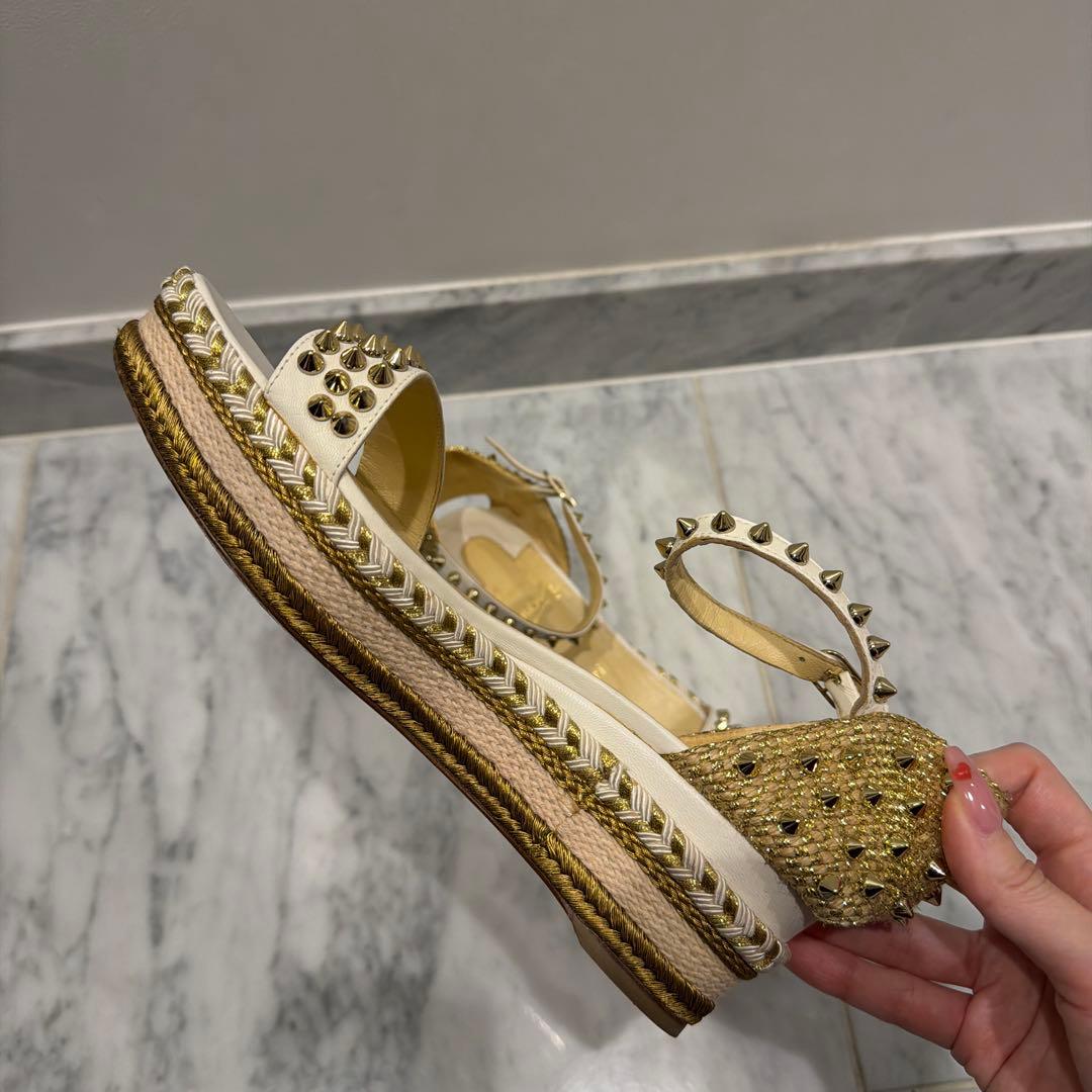 クリスチャンルブタン サンダル 38