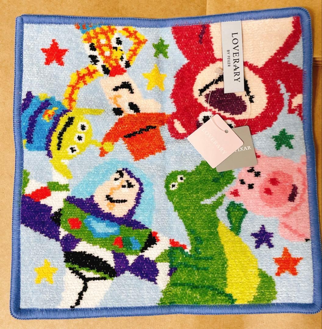 FEILER フェイラー トイストーリーコラボ ロッツォ 顔型ポーチ ハンカチ