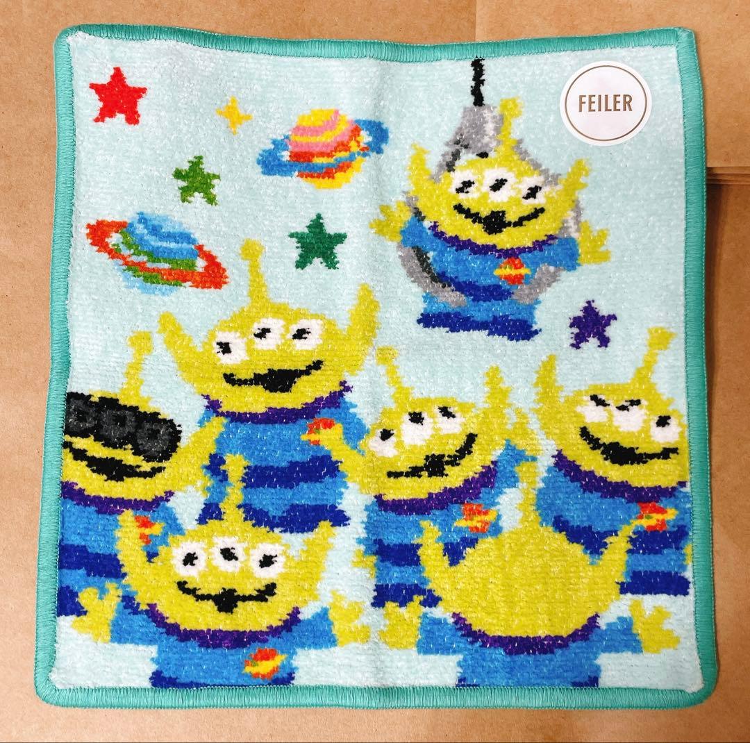 FEILER フェイラー トイストーリーコラボ ロッツォ 顔型ポーチ ハンカチ