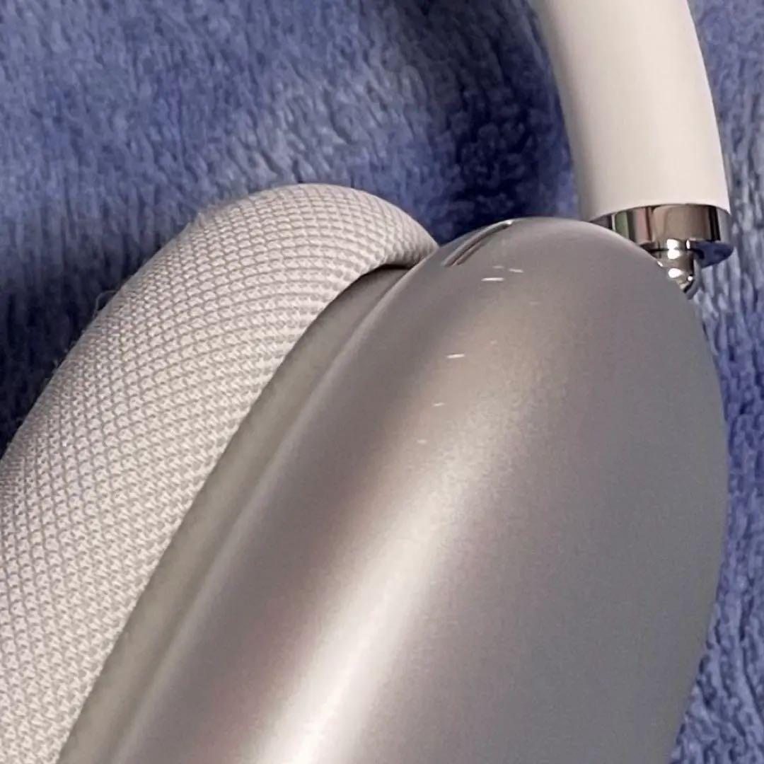 AirPods Max シルバー（箱、カバー付き）