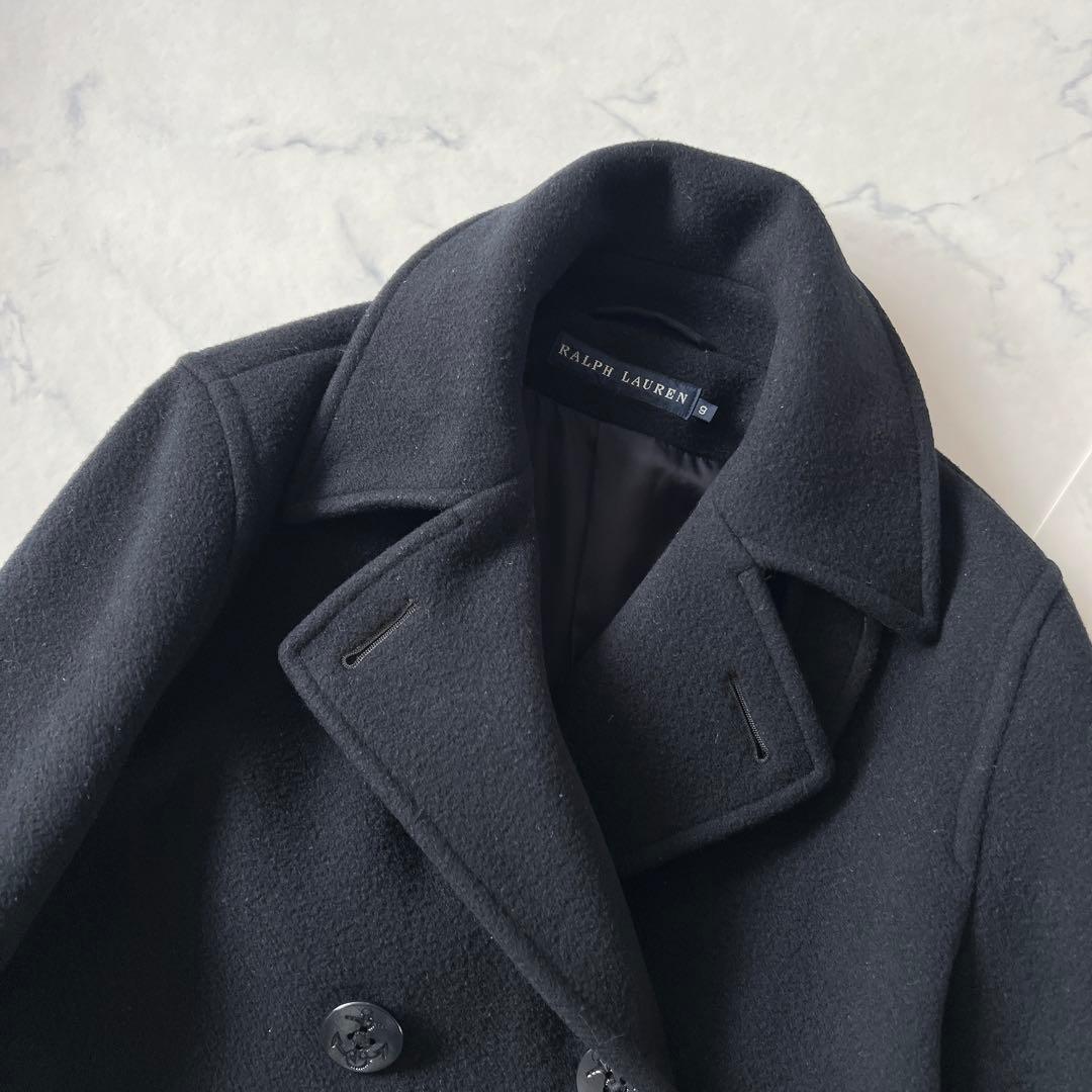 Ralph Lauren ピーコート サイズ9号/M相当 レディース 黒　ダブル