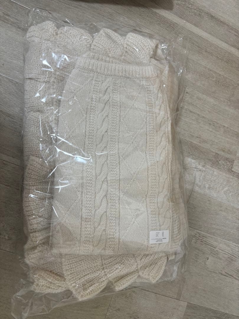 ワンピース andmary Leia frill set up beige