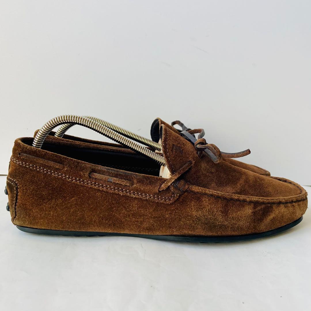TOD'S トッズ 濃茶 ローファー 25cm 除菌・消臭済み