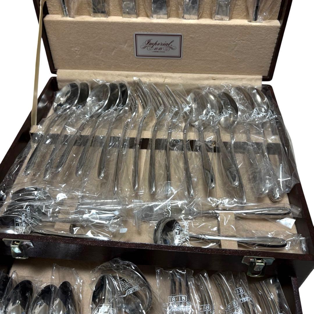 新品　アズマ インペリアル 18-18 Imperial カトラリー 40ピース