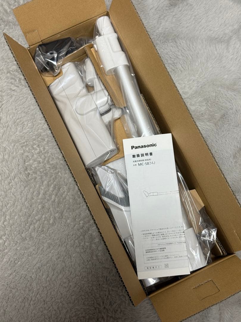 Panasonic MC-SB34J 充電式 スティッククリーナー 掃除機