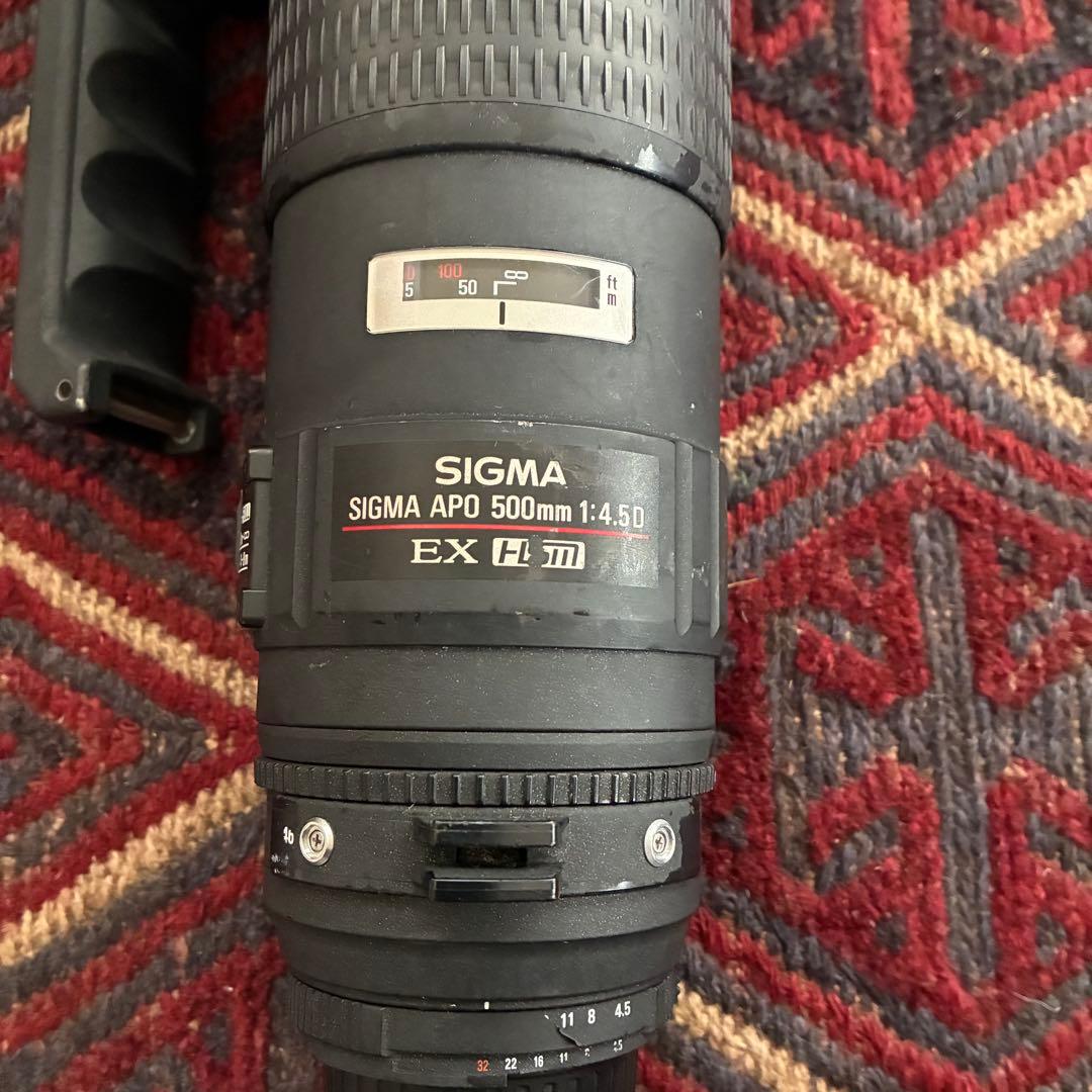 SIGMA 500mm F4.5 APO EX HSM ニコン用 1:4.5D
