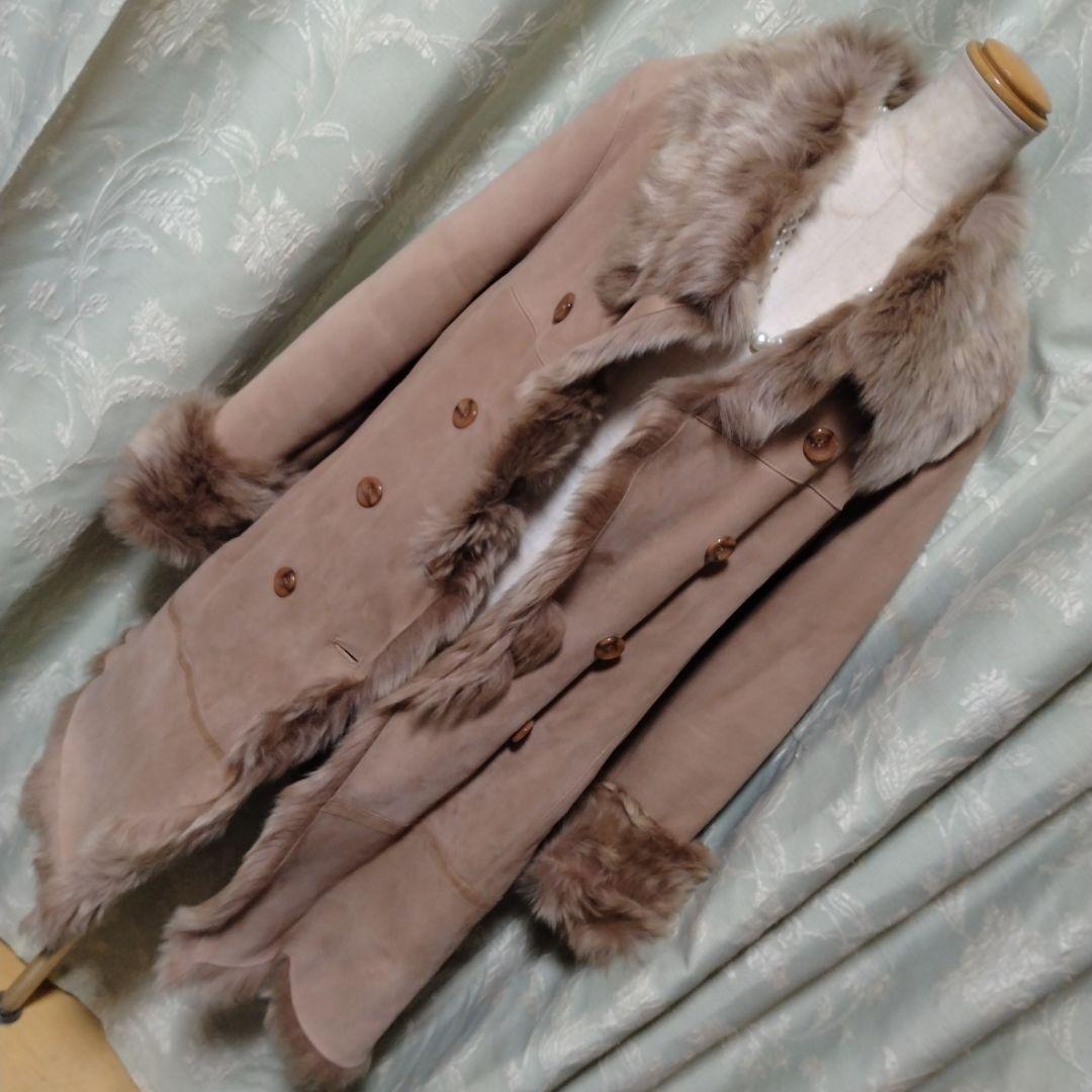 新品同様✩使用感無✩本物✩ムートン✩ファーコート✩柔らか