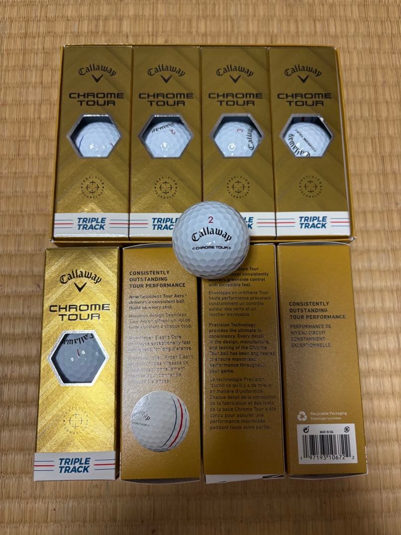 Callaway Chrome Tour ゴルフボール 24個 箱ありなし